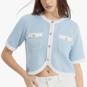 Urban Revivo Short Sleeve Cardigan